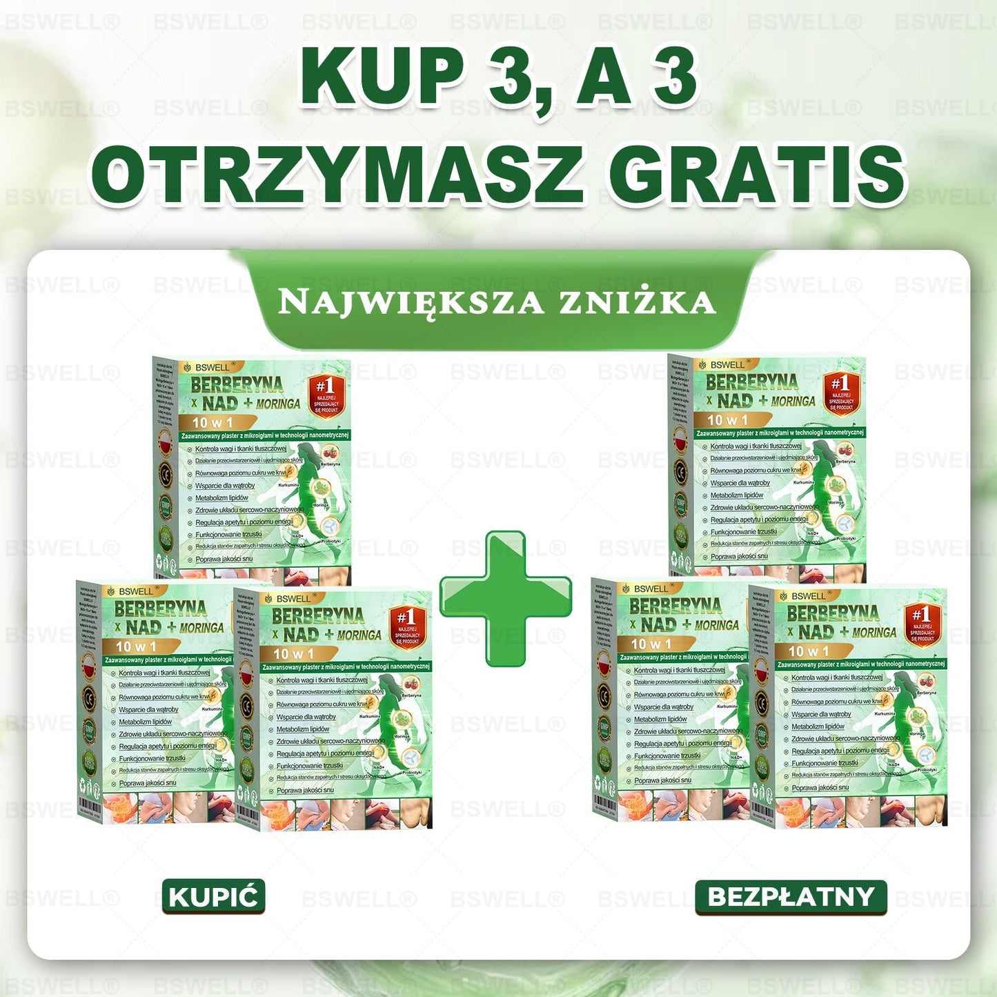 BSWELL® Nano mikroigłowy plaster wyszczuplający (Raz dziennie, efekty już po 28 dniach Wspiera odchudzanie, serce, cukrzycę, sen, jelita, stawy i więcej.)🔥🔥